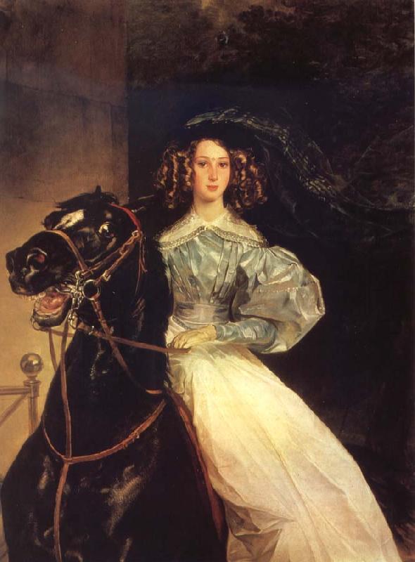 Karl Briullov Rider